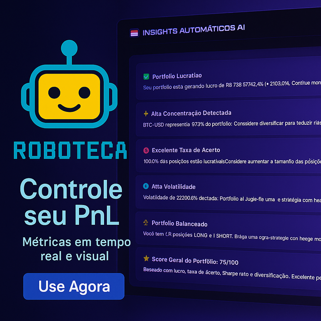 Robô TradeVision: Python para Criar um Dashboard Interativo de Acompanhamento de Operações/Carteira