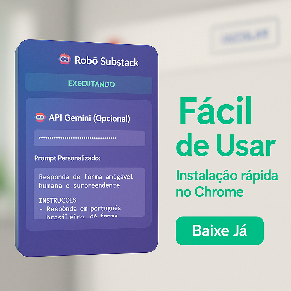 Robô BSKY: Extensão do Chrome para Engajamento Infinito no Bluesky com Inteligência Artificial