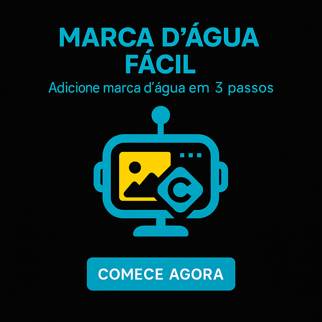 Robô Watermark: Adicione Marca D'água em Imagens em Lote (Ilimitado)