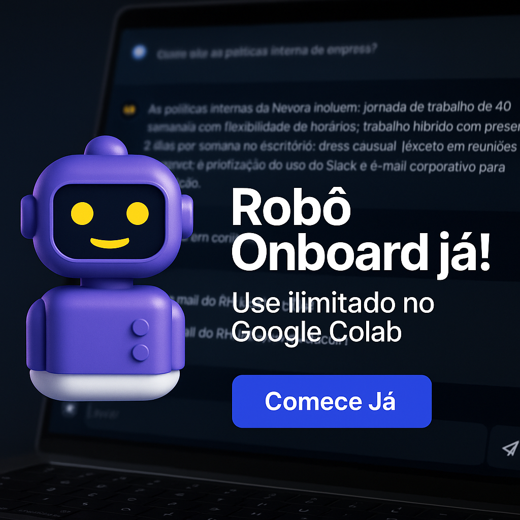Robô Onboarding: ChatBot com IA para Integração/Treinamento de Novos Colaboradores