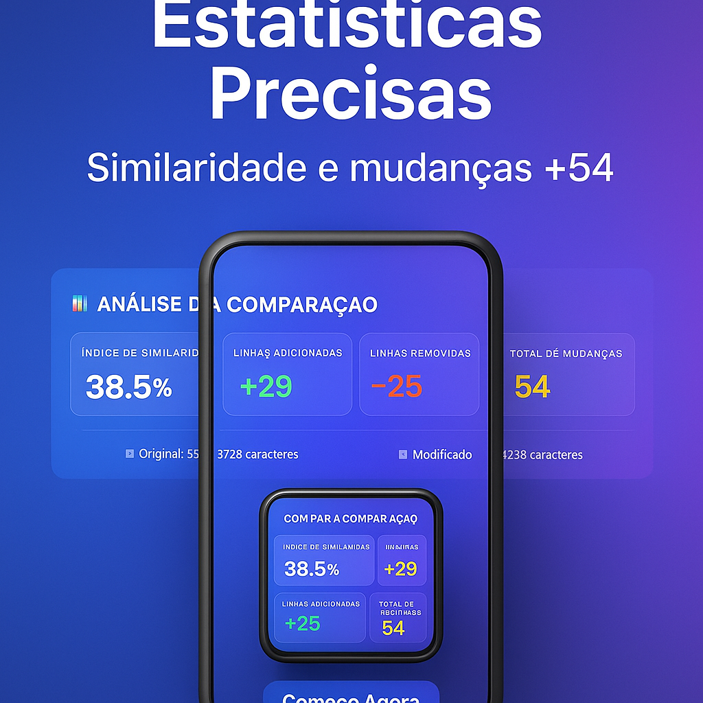Robô TextDiff: Comparador de Diferenças de Textos para Documentos e Contratos