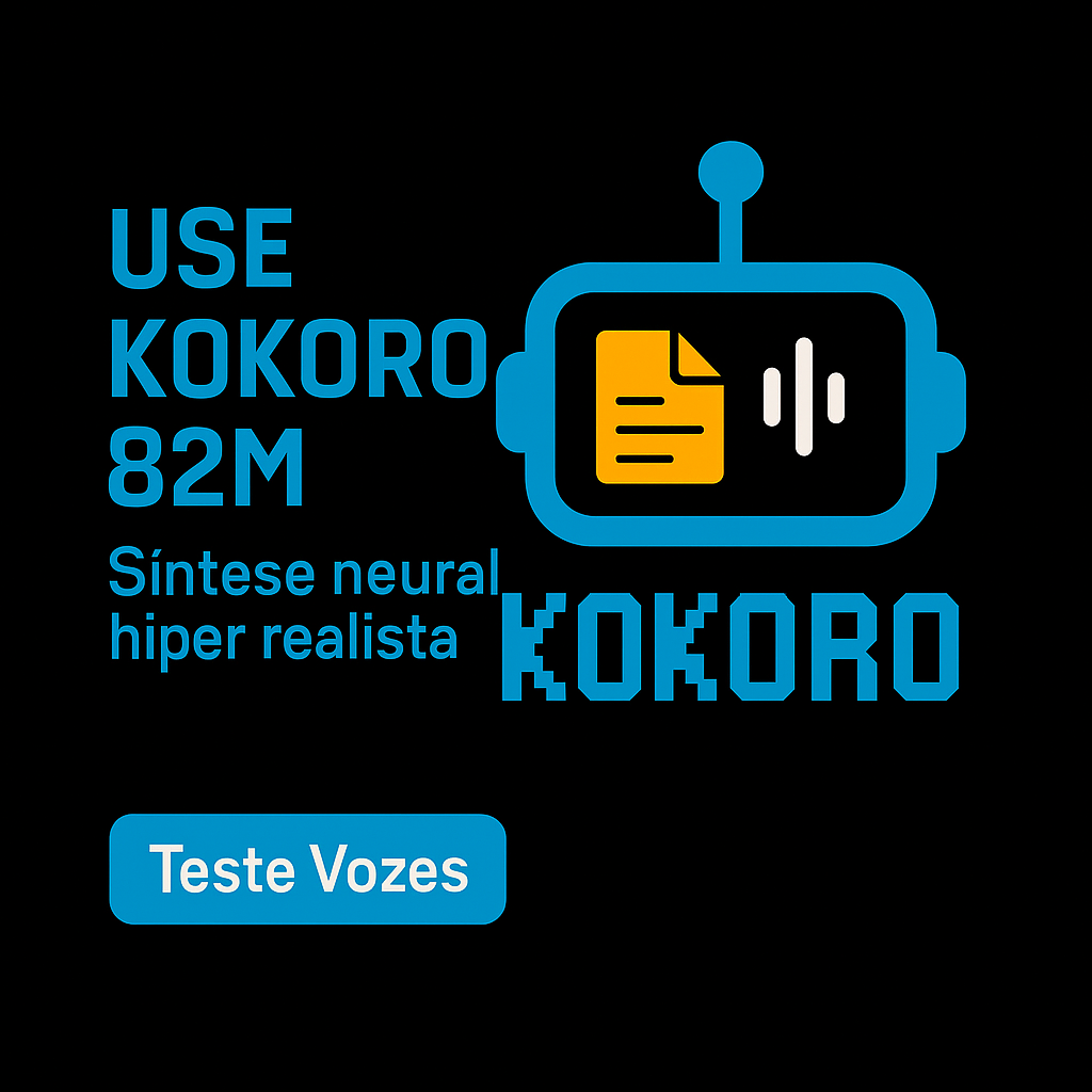 Robô Kokoro: Converta Texto em Voz com Realismo Incomparável (Ilimitado)