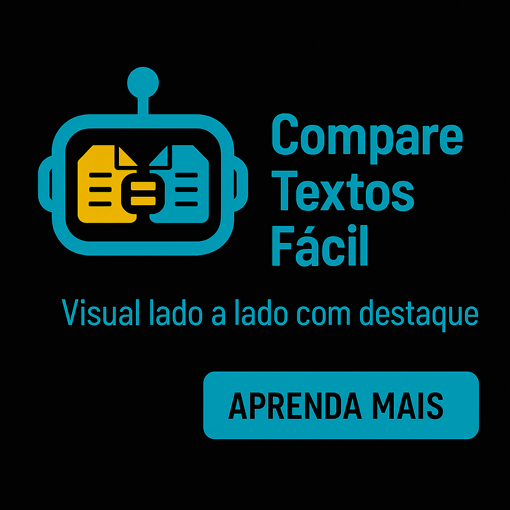 Robô TextDiff: Comparador de Diferenças de Textos para Documentos e Contratos