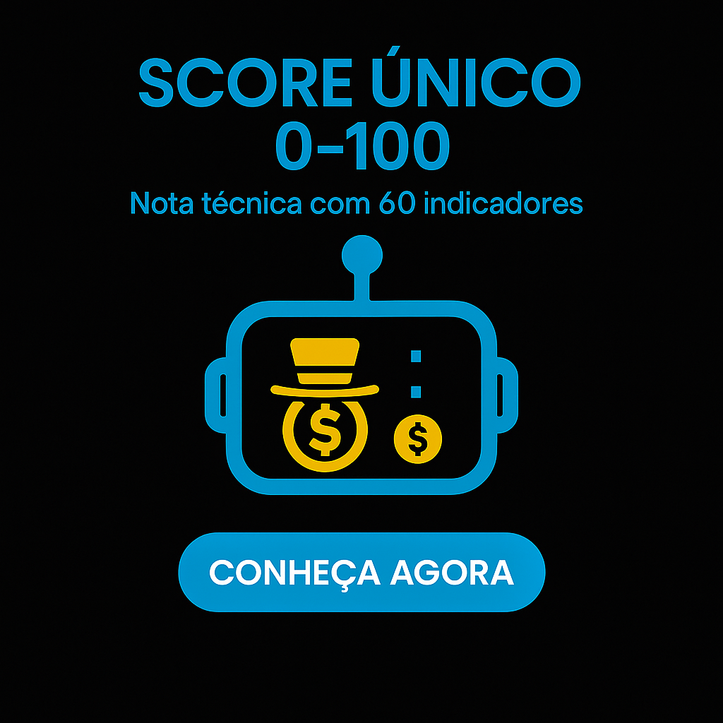 Robô Tio Patinhas: Calcule o Score (0-100) de Múltiplos Ativos Financeiros