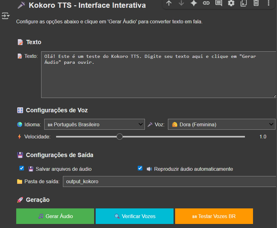 Robô Kokoro: Converta Texto em Voz com Realismo Incomparável (Ilimitado)