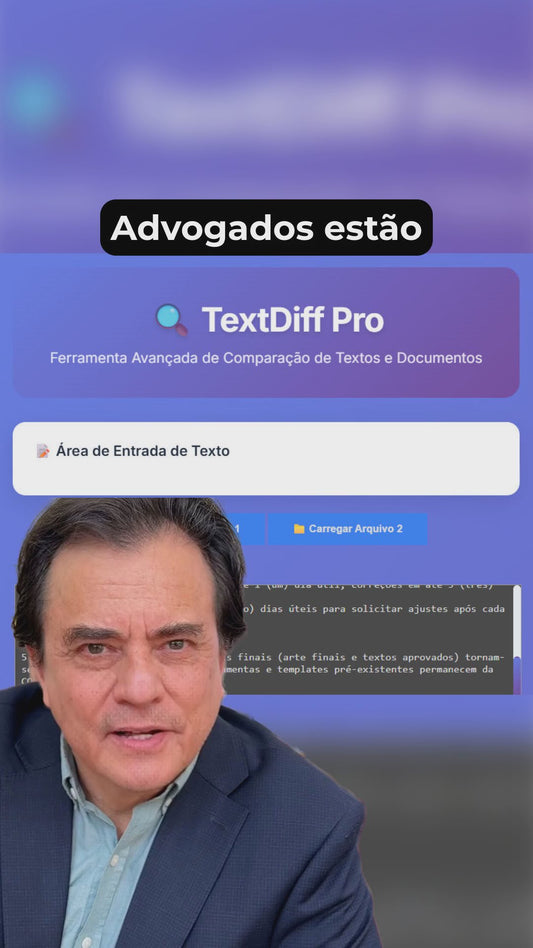 Robô TextDiff: Comparador de Diferenças de Textos para Documentos e Contratos