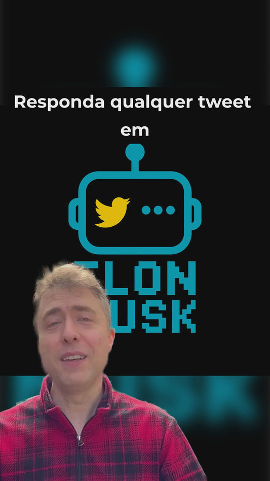 Robô Elon Musk: Responda Tweets (X) com Inteligência Artificial, Resuma, Traduza, Parafraseie