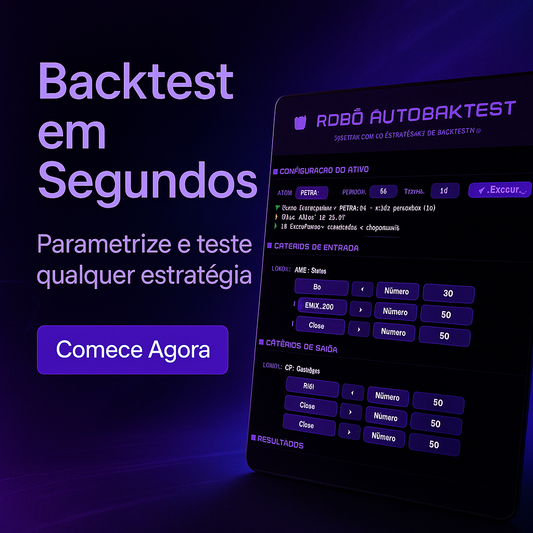 Robô AutoBacktest: Rode Backtest de Qualquer Estratégia (Parametrizável)