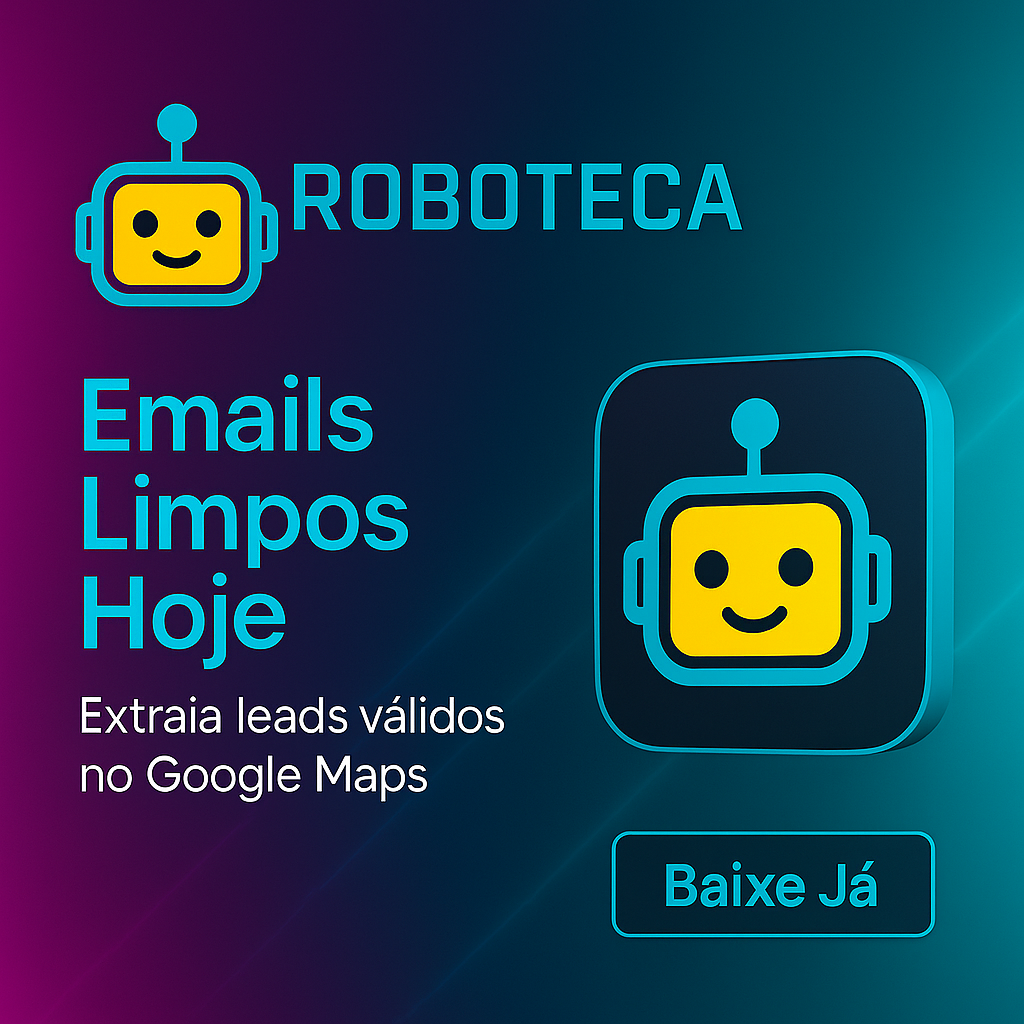 Robô LeadHunter: Extraia E-mails (Leads) de Negócios do Google Maps em Massa (Ilimitado)