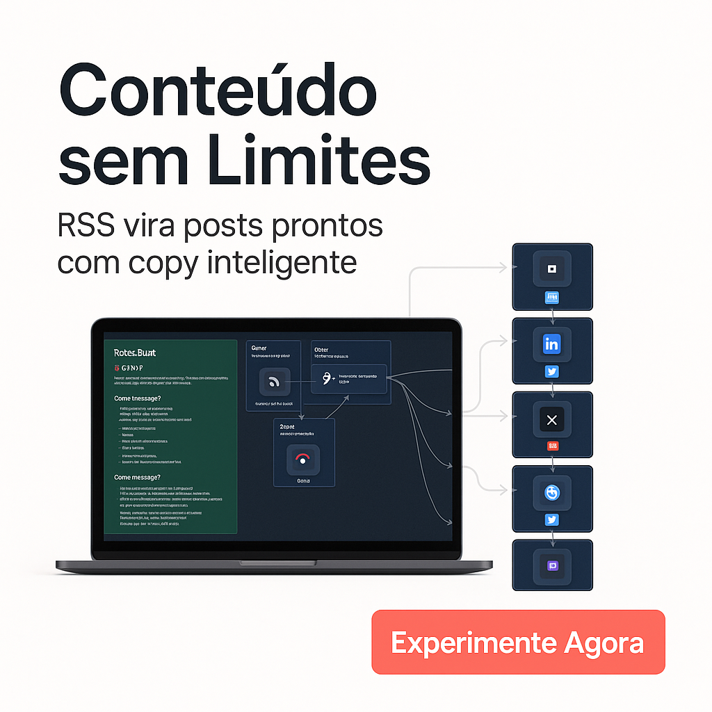 Robô Buzz: Fluxo de N8N para Automatizar Conteúdo em Redes Sociais