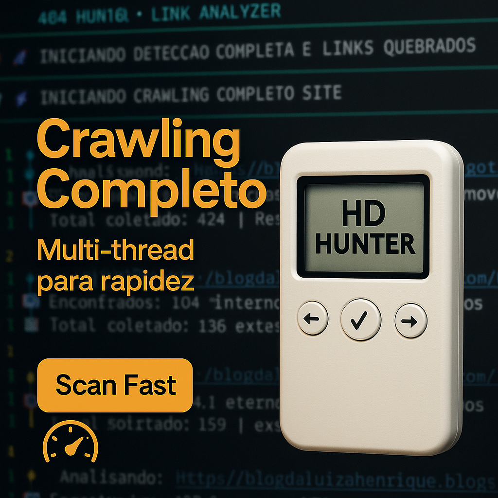 Robô 404Hunter: Detecte Links Quebrados em Massa (Ilimitado)