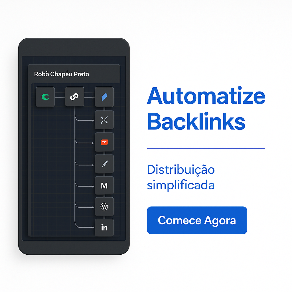 Robô Chapéu Preto: Fluxo de N8N para Criar Backlinks Automáticos