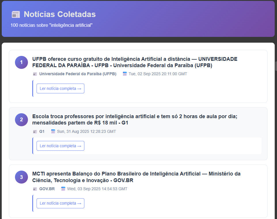 Robô RADAR: Transforme Centenas de Notícias Sobre um Tema em Insights com IA
