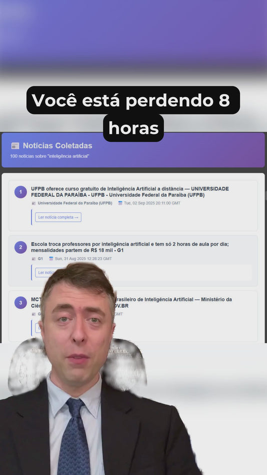 Robô RADAR: Transforme Centenas de Notícias Sobre um Tema em Insights com IA